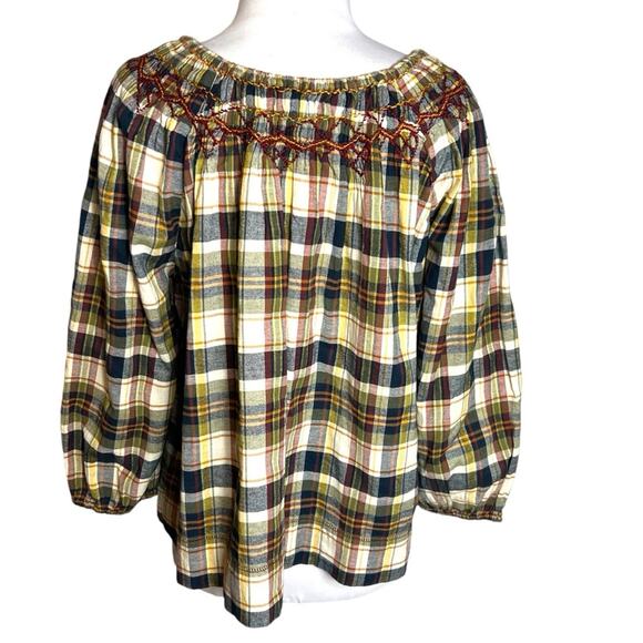 The Great The Sea Glass Plaid Embroidered
Blouse Size 3 - Picture 2 of 7